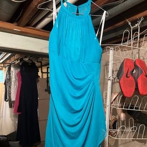 David’s Bridal Teal Dress